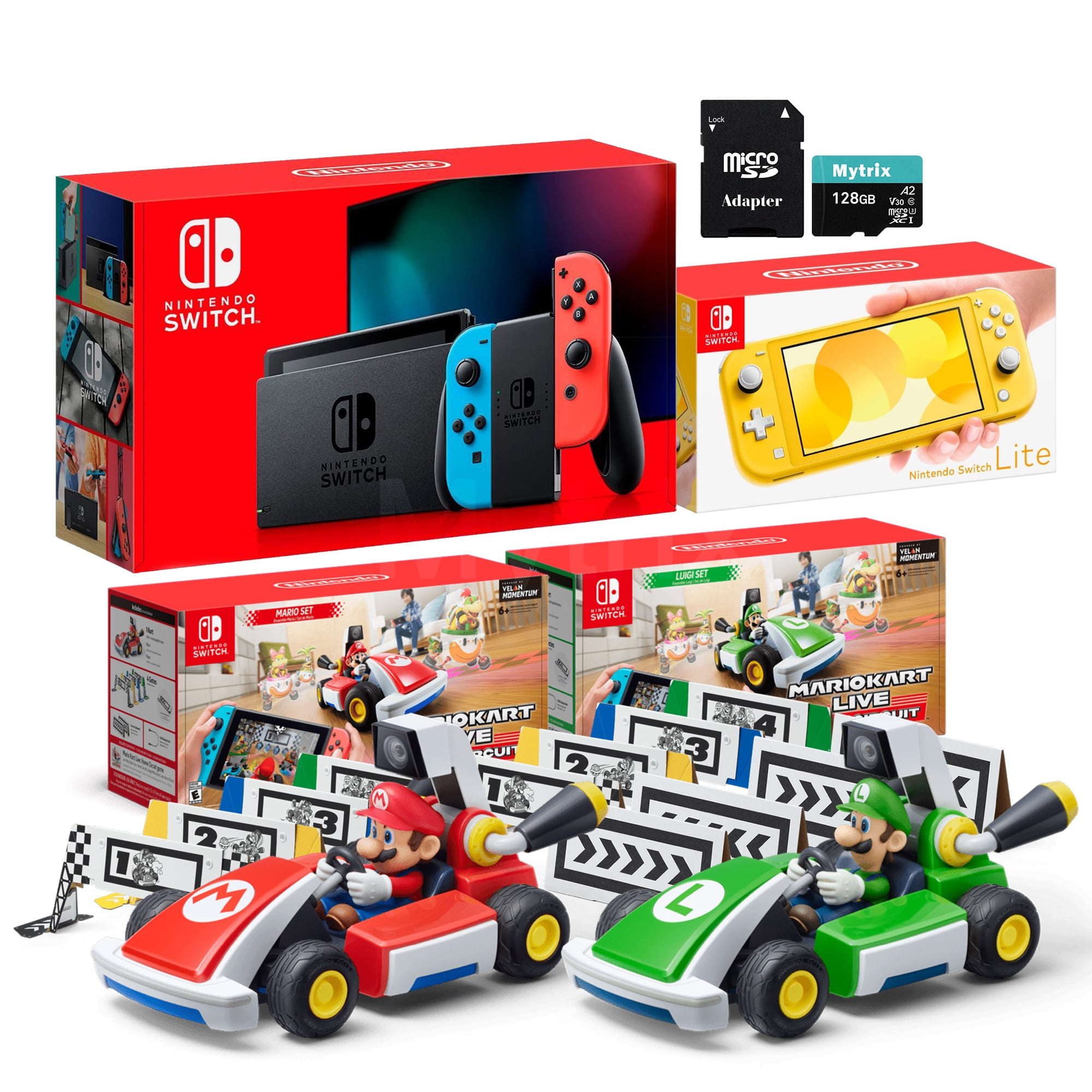 Nintendo Switch Two Sets of Consoles and Karts Holiday Combo Nintendo