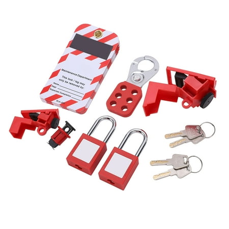 Circuit Breaker Lockout, Electrical Lockout Tagout Kit Complete Set ...