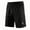 Black, variant on 2026 Men's Breathable Mesh Athletic Shorts, Polyester Quick Dry Gym Running Shorts With Geometric Logo, Elastic Waist Drawstring Zipper Pocket Loose Summer Sport Shorts S-3XL