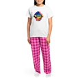 thumbnail image 4 of CafePress - I Stand With Ukraine Support Ukraine Flag Pajamas - Women's Short Sleeve Print T-Shirt and Pants Light Cotton Pajama Set, 4 of 7