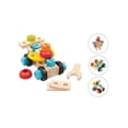 thumbnail image 6 of PlanToys® Construction Set Wooden Montessori Building and Engineering Toy | Fine Motor, Creativity and Early STEM Skill Development | Eco Friendly Educational Open Ended Play Kit, 6 of 6