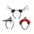 thumbnail image 3 of Halloween Gothic Headpiece - Women's Elegant Headband with Roses for Hair Accessories, Wedding, Party, Birthday Gift, Photo Props, 3 of 5