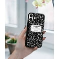 thumbnail image 7 of WIRESTER Case with Card Holder, RFID Blocking Wallet Case Durable PU Leather Kickstand Slim Heavy Duty Shockproof Protective Case for Apple iPhone 16 6.1" 2024, Black Composition Book, 7 of 7