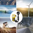 thumbnail image 4 of Pro Anemometer, Handheld CFM Wind Speed Meter INFURIDER YF-846A Wind Gauge Measures Wind Speed Wind Flow Wind Temperature CMM HVA, 4 of 7