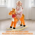 thumbnail image 6 of Interactive Rocking Horse with Sound & Moving Parts, Plush Riding Toy for Kids 1-6 Years, 110lbs Capacity, Eye-Catching Nursery Decor, 6 of 8