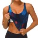 thumbnail image 3 of Fotbe Spooky Halloween Night Scene Sujetador Deportivo Largo sin Aros para Mujer con Almohadillas y Soporte Medio, Transpirable y Absorbente, Camiseta Tipo Chaleco o Tank Top-Small, 3 of 8