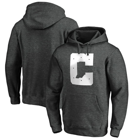 Men's Heather Gray Indianapolis Colts Secondary Logo Pullover Hoodie