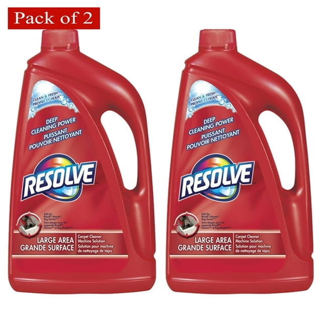 Resolve Solution pour Machine de Nettoyage de Tapis 1,77 L (Lot de 2) 38,9 $ Ch.