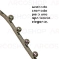 thumbnail image 3 of Gancho Blister Curvo Exhibidor Para Ropa Cascada 9 Balines Panel Ranurado 10 Pz Arcoshop BX-006, 3 of 6