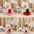 thumbnail image 4 of 7''Mouse Hand Flower Vase,Cute Unique Small Flower Vases Pots,Creative Pen Holder Makeup Brusher Holder,Living Room Office Tabletop Resin Potted Plants Vase Decorations (Black), 4 of 8