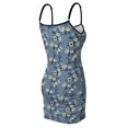 thumbnail image 6 of Ladies Elegant Sling Sleeveless Sexy Dress flowers, 6 of 6