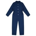 thumbnail image 3 of YiZYiF Boys Halloween Mechanic Boiler Cosplay Costume Long Sleeve Coverall Jumpsuit,Sizes 6-16 Blue-A 10, 3 of 7