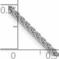 thumbnail image 5 of 14K White Gold Jbsp's 1.65mm Spiga (Wheat) Chain (18 X 1.65) Made In Peru 1240-18, 5 of 5