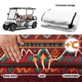 thumbnail image 6 of Uourmeti Geometric Pattern Golf Cart Seat Non-Skid, Non-slip, Suitable for Sports, Fit for 2 Passenger, 6 of 8