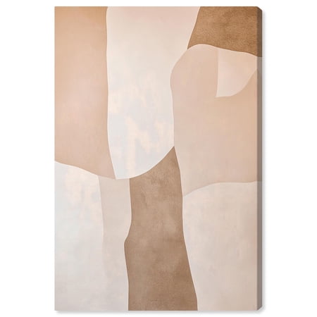 Forms in Beige I Canvas Boho Geometric Art by Art Remedy Gallery Wrapped 24 x 36