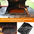 thumbnail image 5 of Universal Cast Iron Griddle 23" X 16",Pre-Seasoned Nonstick Coating Stovetop Griddle For All Gas Grills And 4 Burner Range Oven,Cast Iron Grill Pan for Stove Top With Extra High Sidewalls, 5 of 8