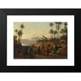 thumbnail image 2 of Alois Schönn 14x11 Black Modern Framed Museum Art Print Titled - The Arrival of the Bride (1870), 2 of 5