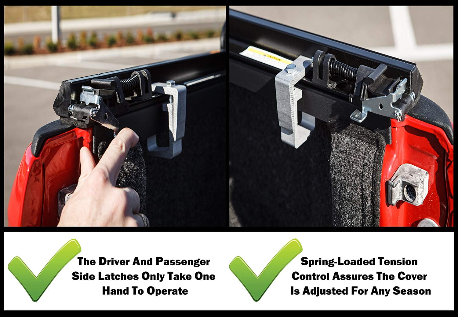 Gator Sr1 Fits 2015 2018 Ford F150 8 Ft Bed Only Premium Roll Up Truck Bed Tonneau Cover Made In The Usa 55311 Walmart Com Walmart Com