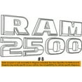 thumbnail image 2 of Ram CHRYSLER OEM ProMaster 2500 Front Door-Emblem Badge Nameplate 68210905AA, 2 of 2