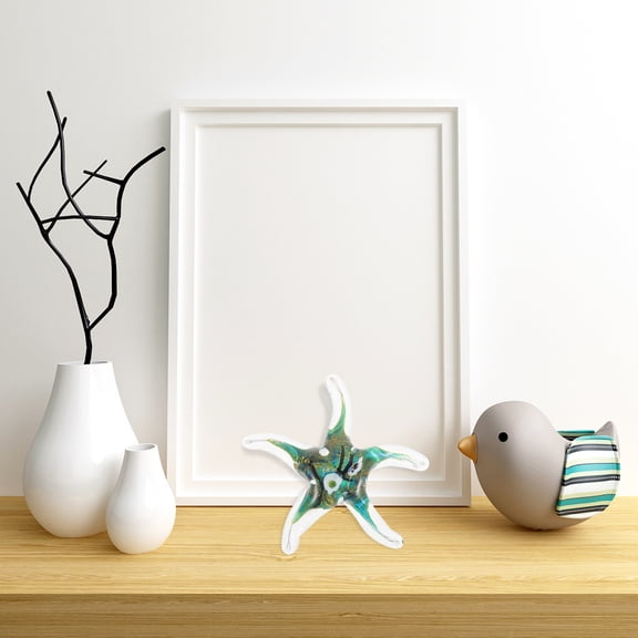 Elegant Sea-Inspired Glass Ornament for Home and Office Decoration, Available in Various Assorted Colors and Designs