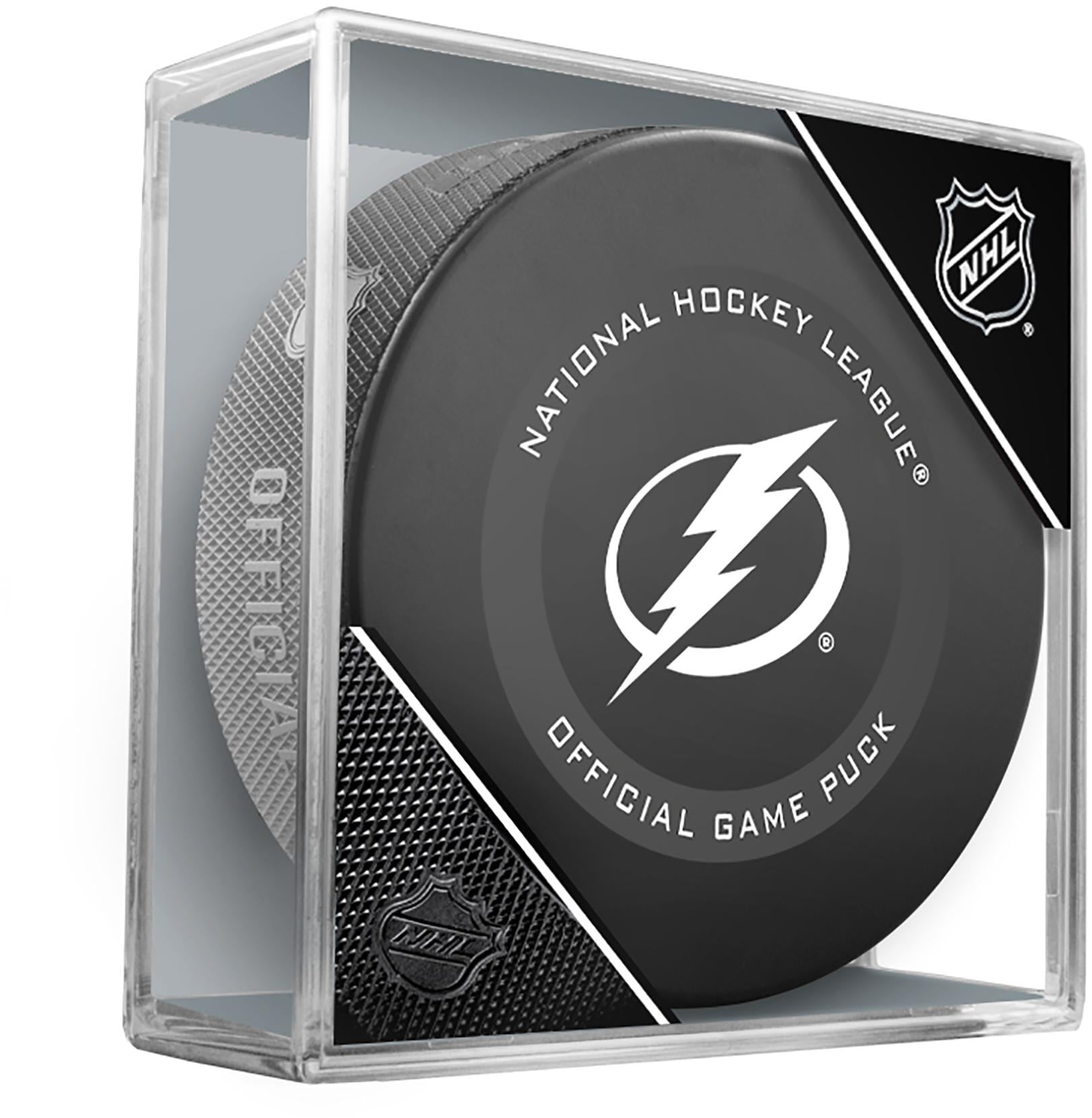Tampa Bay Lightning Unsigned InGlasCo 2019 Model Official Game Puck