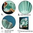 thumbnail image 3 of Designart "Verdant Clam Seabed Gems I" Clam Floater Framed Wall Decor, 3 of 5