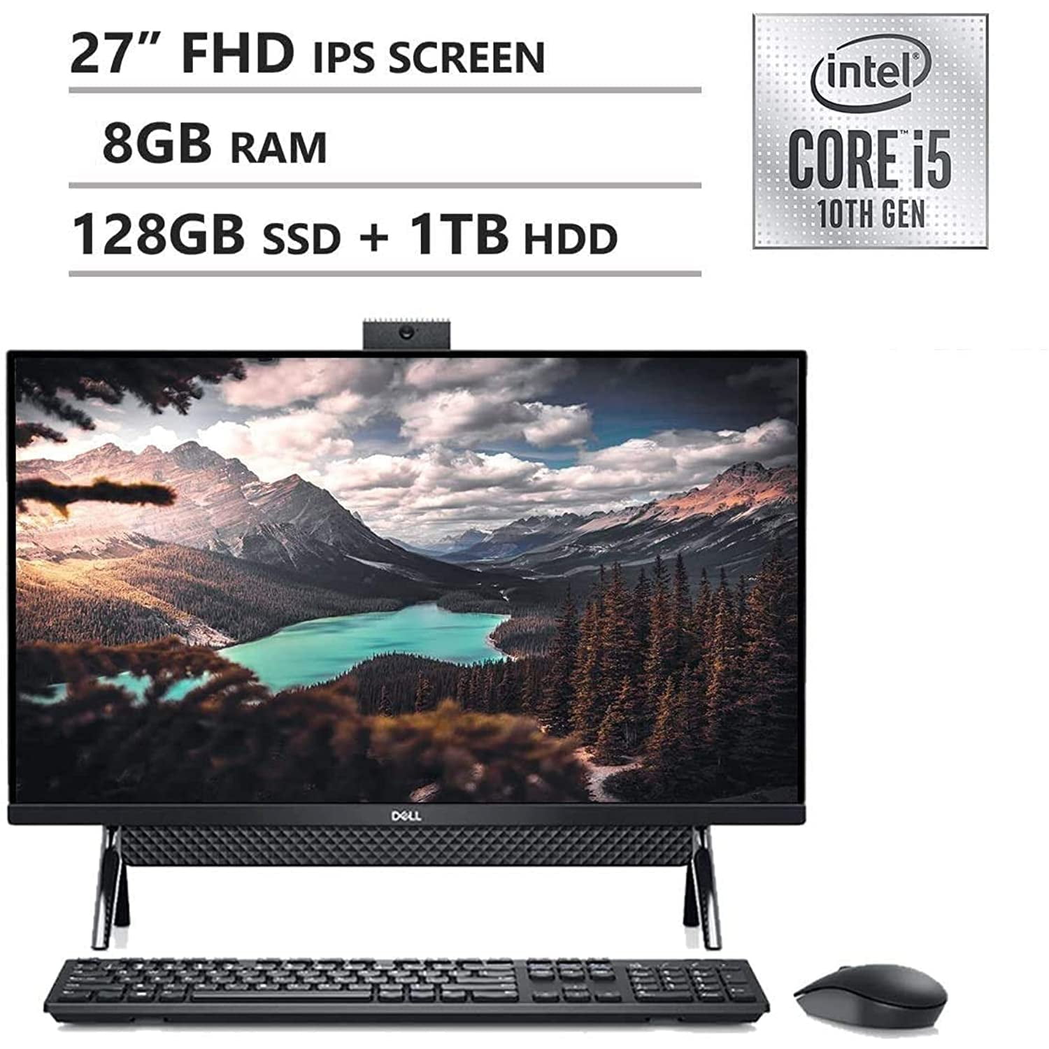 信頼】 Processor i5-10210U Core Intel Generation 10th Display FHD 27 Desktop  All-in-One 7000 Inspiron LatestDell 8GB 128 Memory - USBグッズ -  mvpinkandoffice.com