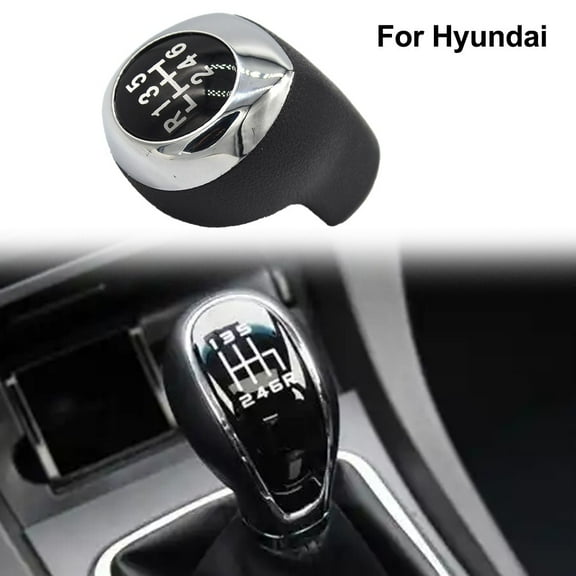 Smooth and Comfortable Leather Gear Shift Knob for HYUNDAI I30 GD 2012 2017