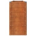 thumbnail image 4 of vidaXL Garden Raised Bed Rusty 94.5"x15.7"x30.3" Corten Steel, 4 of 6