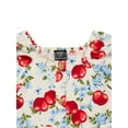 thumbnail image 3 of Zac Kids Girls Apple Print Dress with Sash Belt, Sizes 4-18, 3 of 3