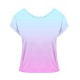 thumbnail image 4 of beishanbush Hot Sales Saving $10 Casual Workout T Shirts Tops Women's Blouse,Short Sleeve Neck Cute Trendy Summer Under $10, 4 of 4