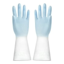 Rubber Kitchen Dishwashing Gloves Dishwashing Gloves, Reusable Latex Cleaning Gloves for Housework Cleaning Gloves Plastic Durable Dishwashing Gloves Laundry Gloves Clearance