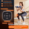 thumbnail image 7 of Cordless Heated Knee Brace Vibration Rechargeable Heated Knee Massager for Knee Elbow Shoulder, 5 Heating Levels, 3 Massage Modes, Black, 7 of 7