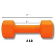 thumbnail image 4 of HAJEX Neoprene Dumbbells Set with Rack - Pairs of 3, 5, 8 LB, 4 of 4