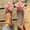 Pink, variant on Women’s Slip-On Ballet Flats with 3D Flower Detail, Stylish Casual Shoes for Weekend Shopping, Café Visits, and Leisure Strolls