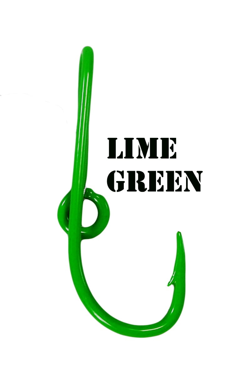 Eagle Claw Hat Hook Lime Green Fish hook for Hat Pin Tie