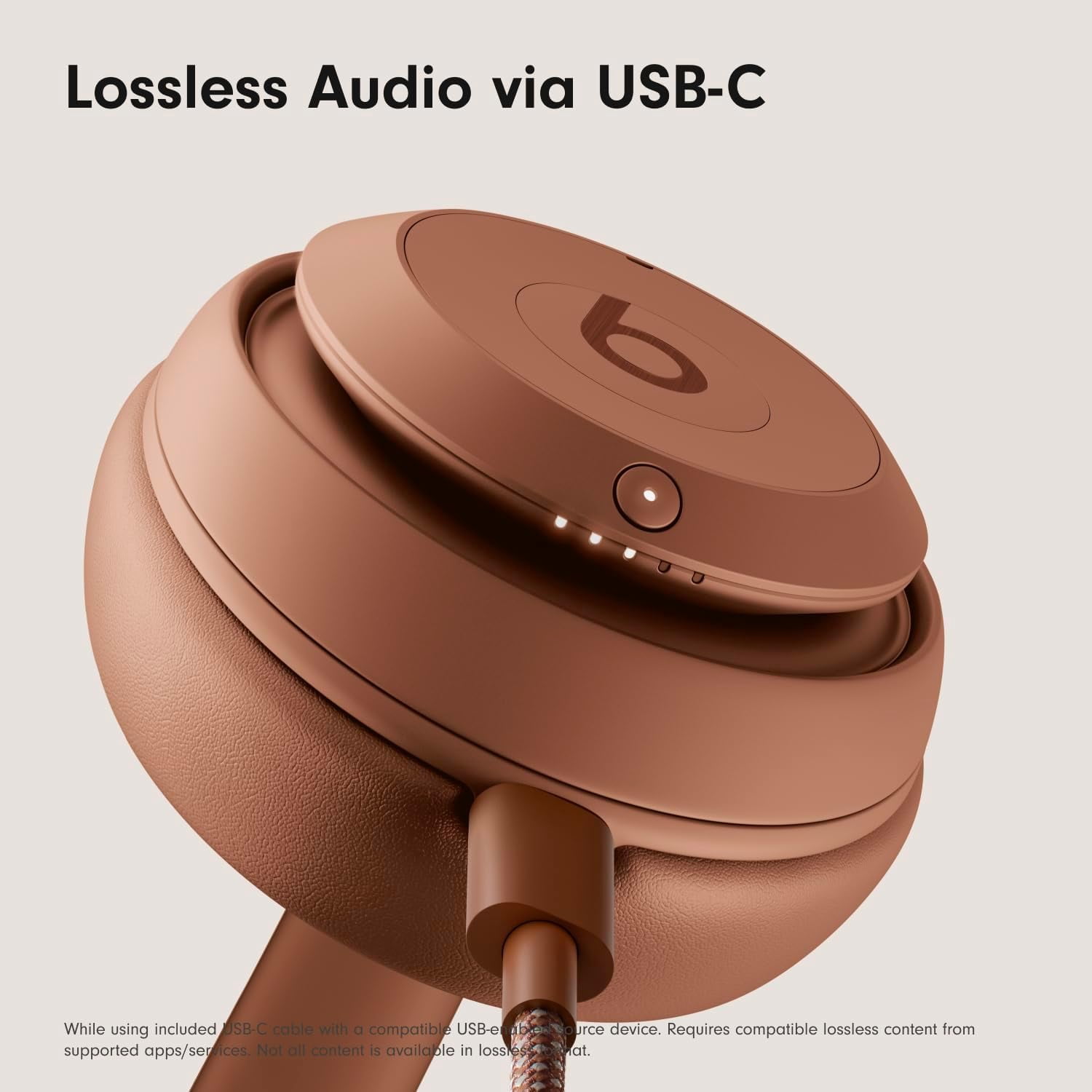 Restored Beats Studio Pro x Kim Kardashian - Bluetooth Noise Cancelling Headphones,Personalized Spatial Audio, USB-C Lossless Audio, Apple & Android Compatibility - Dune (Refurbished)