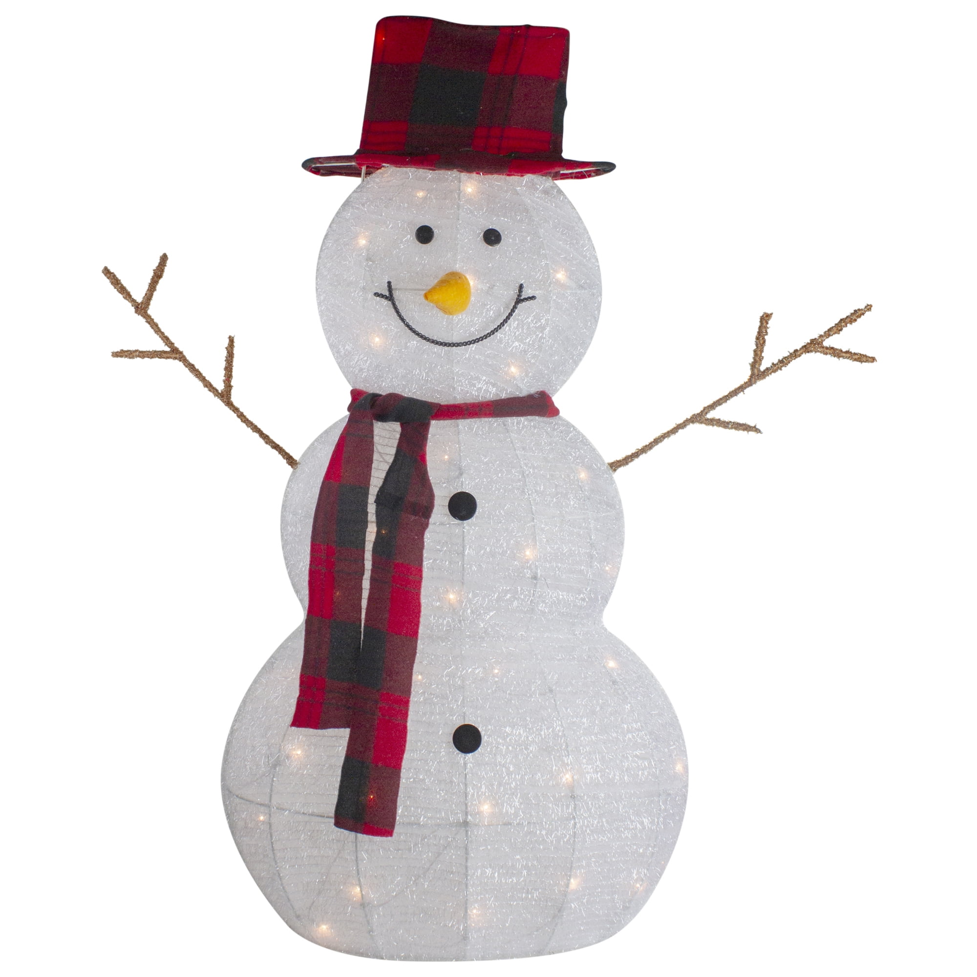 【SnowMan】 Costway 6ft Christmas Inflatable Snowman with Penguins Quick