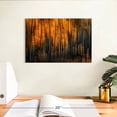thumbnail image 3 of Elephant Stock Falling Stars Wall Art - Horizontal Canvas Wall Art - Living Room Wall Decor - Abstract Canvas - Black And Orange Decor By Ursula Abresch - 12" x 8", 3 of 8