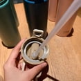 thumbnail image 4 of 530/750 Mug With Straw Steel Thermal Insulation Straight Cup Thermal Water Bottle Tumbler Thermocup 1pcS, 4 of 6