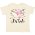 thumbnail image 3 of Inktastic I'm 5 Cute Rainbow Unicorn with Stars and Hearts Boys or Girls Toddler T-Shirt, 3 of 5