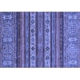 thumbnail image 1 of Ahgly Company Machine Washable Indoor Rectangle Abstract Blue Modern Area Rugs, 8' x 10', 1 of 4