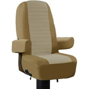 Classic Accessories Over Drive RV Captain Seat Cover, Alder and Natural
