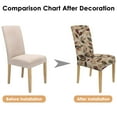 thumbnail image 7 of Rustic Blossom Bloom Hummingbird Country Dining Chair Covers Set of 4 Washable Polyester Stretch Slipcovers Removable Protector for Artistic Home Decor, 7 of 7