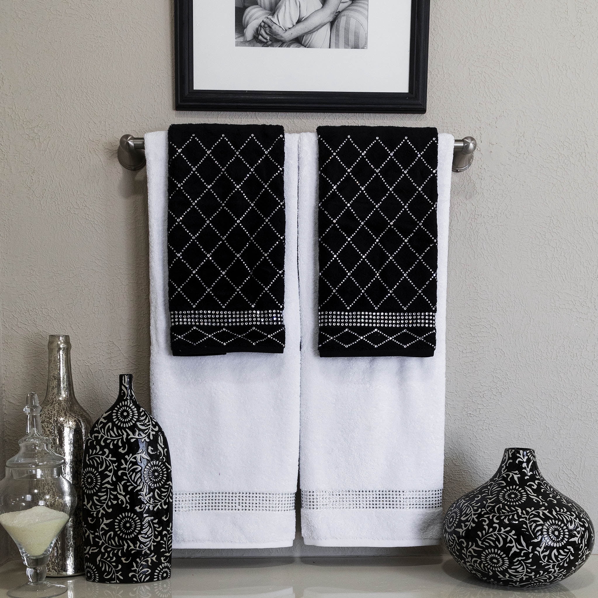 Atlas Hand Towel (Set of 2) - Aqua