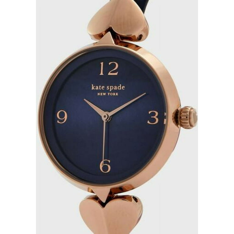 Kate Spade Women's New York Hollis Navy Watch with Leather Strap