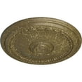 thumbnail image 3 of Ekena Millwork 27"OD x 2 1/2"P Brunswick Ceiling Medallion (Fits Canopies up to 4 1/2"), Hand-Painted Mississippi Mud Crackle, 3 of 5