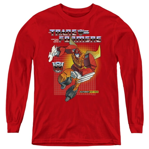 Transformers - Hot Rod - Youth Long Sleeve Shirt - Small