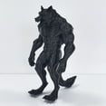 thumbnail image 2 of 2pcs 3D Printed Werewolf Statue - Realistic Design Plastic Figurine for Halloween Christmas Valentine'S Day Home Decor, Indoor/Outdoor Use, Decor for Bookshelves & Storage Shelves, Bookshelf, 2 of 5