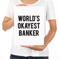 thumbnail image 3 of Koyal Wholesale Funny World's Okayest, Blank Greeting Card with Envelope, Humour, Banter, Banker, Set of 1, 3 of 5